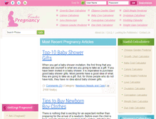 Tablet Screenshot of centerpregnancy.com